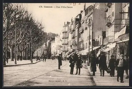 AK Cannes, Rue Felix-Faure