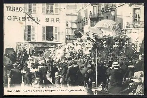 AK Cannes, Corso Carnavalesque, Cristal Bar