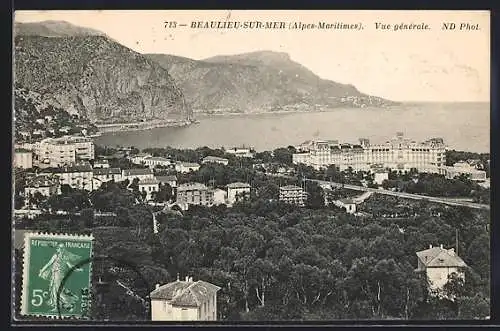 AK Beaulieu-sur-Mer, Vue generale