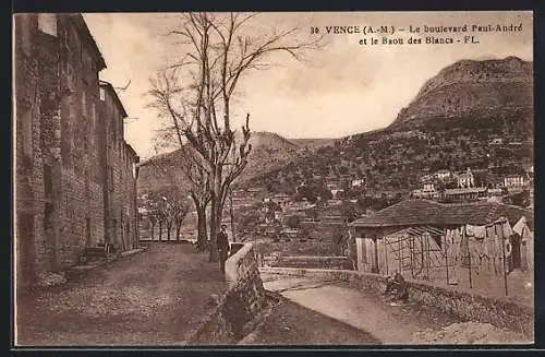 AK Vence /A.-M., Le boulevard Paul-Andre et le Baou des Blancs