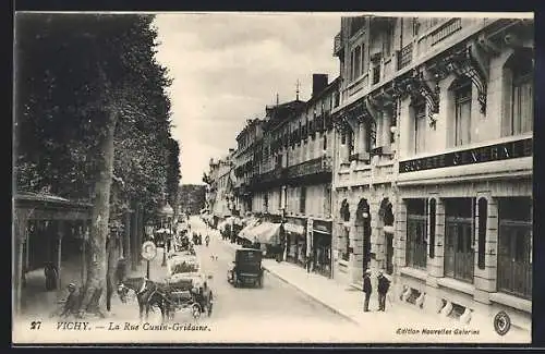 AK Vichy, La Rue Cunin-Gridaine