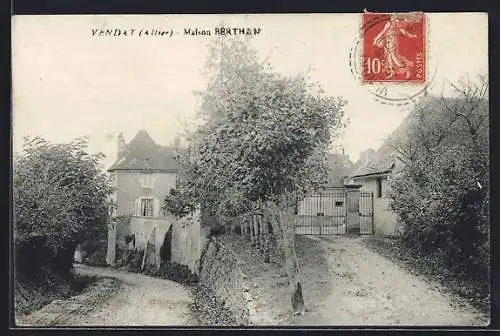 AK Vendat /Allier, Maison Berthan