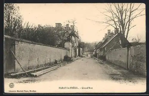 AK Paray-le-Frésil, Grand`Rue