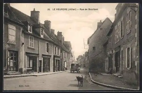 AK Le Veurdre /Allier, Rue de Bourbon