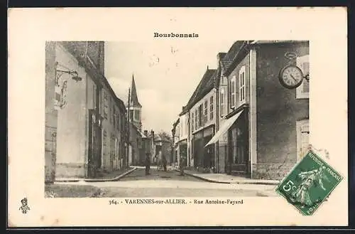 AK Varennes-sur-Allier, Rue Antoine-Fayard