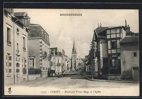 AK Cusset, Boulevard Victor-Hugo et l`Eglise