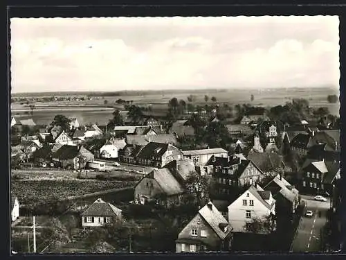 AK Weetzen b. Hannover, Ortsansicht aus der Vogelschau