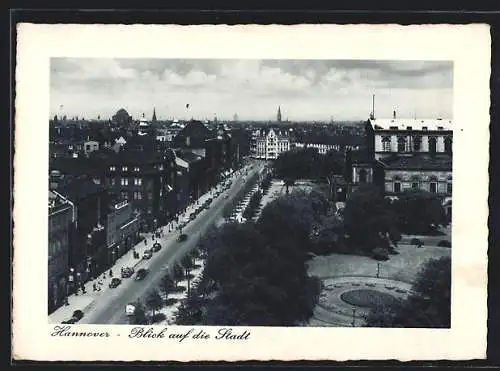 AK Hannover, Blick auf die Stadt