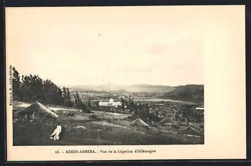 AK Addis-Abbeba, Vue de la Légation d`Allemagne