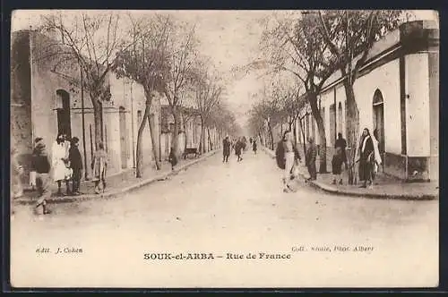 AK Souk-el-Arba, Rue de France