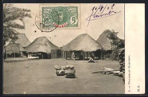 AK Village au Dahomey, Ziege