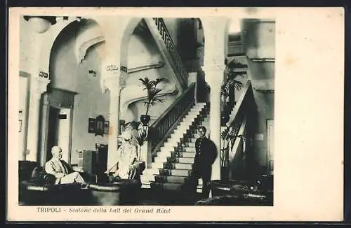 AK Tripoli, Scalone della hall del Grand Hôtel