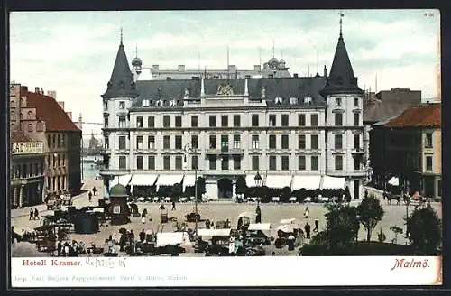 AK Malmö, Marktleben am Hotell Kramer