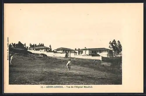 AK Addis-Abbeba, Vue de l`Hopital Menelick