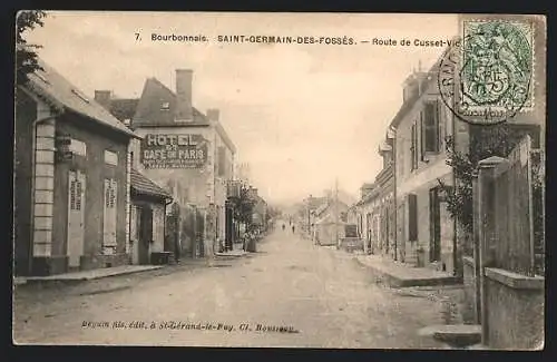 AK Saint-Germain-des-Fossés, Route de Cusset-Vichy