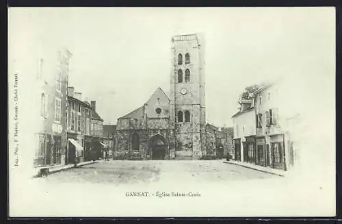 AK Gannat, Église Sainte-Croix