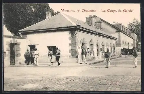 AK Moulins, 10e Régiment Chasseurs, Le Corps de Garde