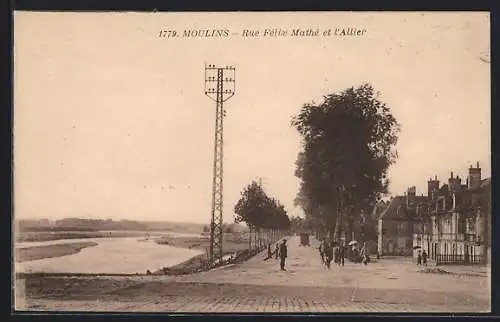AK Moulins, Rue Félix Mathé et l`Allier