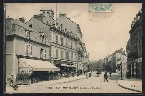AK Montlucon /Allier, Boulevard Courtaix