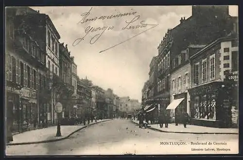AK Montlucon, Boulevard de Courtais, Strassenpartie