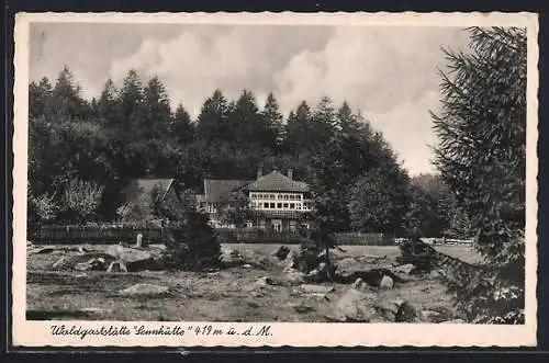 AK Osterwald / Elze, Waldgaststätte Sennhütte Aussenansicht