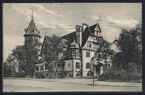 AK Hannover, Blick auf das Gasthaus Lister Turm