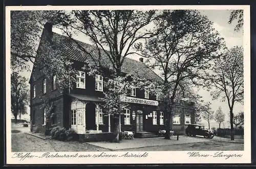 AK Werne-Langern, Restaurant Cafe zur schönen Aussicht