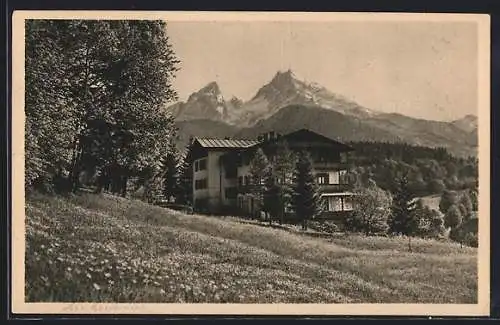 AK Berchtesgaden, Alpenpension Haus Hindenburg