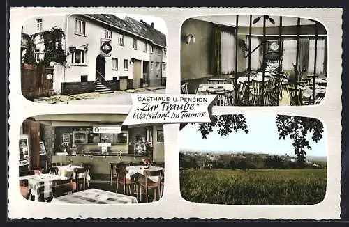 AK Walsdorf i. Taunus, Gasthaus & Pension Zur Traube