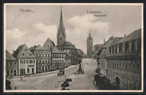 AK Lichtenfels / Main, Blick auf die Marktstrasse