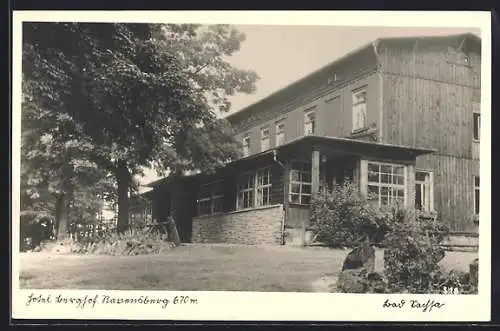 AK Bad Sachsa / Harz, Hotel Berghof auf dem Ravensberg 670m