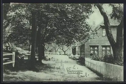 AK Rohlfshagen / Tremsbüttel, Gasthaus Kupfermühle