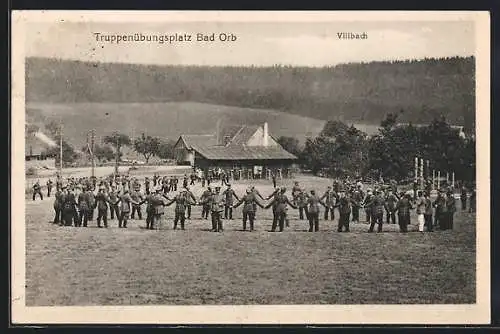 AK Bad Orb, Soldaten auf dem Truppenübungsplatz