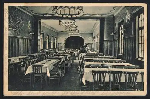 AK Augsburg, Bierhalle und Restaurant 3 Könige, Bes. Ludwig Regenscheit, Jakoberstrasse