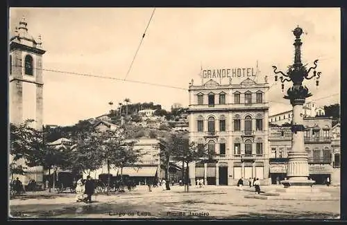 AK Rio de Janeiro, Largo da Lapa, Grand Hotel