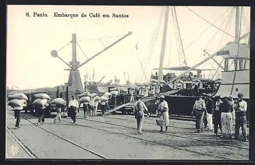 AK S. Paulo, Embarque de Café em Santos