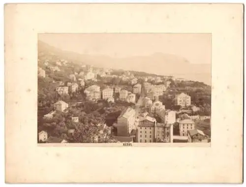 Fotografie unbekannter Fotograf, Ansicht Nervi, Blick auf die Stadt