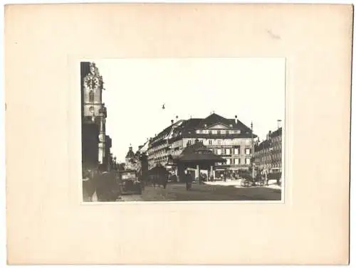 Fotografie unbekannter Fotograf, Ansicht Bern, Blick auf den Bubenbergplatz, 1925