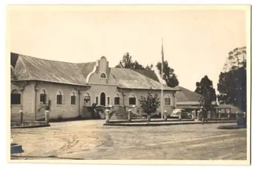 14 Fotografie unbekannter Fotograf, Ansicht Mbabane (Estwatini), Einwohner in DSWA Uniform, Eingeborene