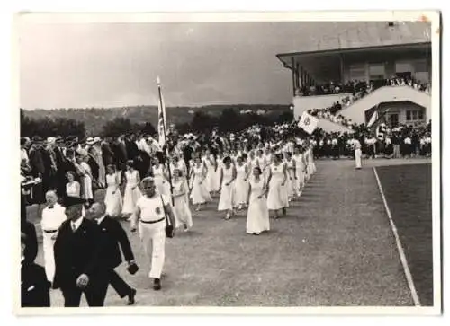 Fotografie Photo-Sport, Stuttgart, Ansicht Sindelfingen, Stadion Einweihung,  1934