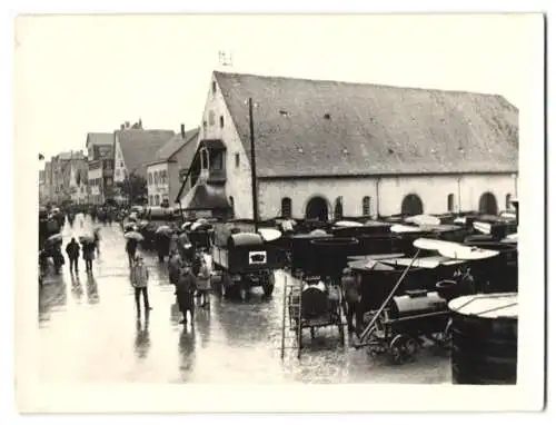 Fotografie unbekannter Fotograf, Ansicht Besigheim, Strassenpartie an der Felsengartenkellerei