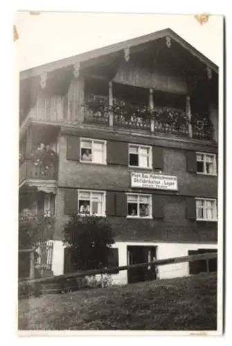 3 Fotografien Ansicht Steibis, Haus Mech. Bau u. Möbelschreinerei Johann Hauber, Staufner Haus, Wandere vor Bauernhaus