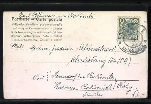 Künstler-AK Robert Kämmerer: Seemann fährt zwei Mädchen übers Meer