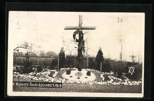 AK Rabosée, Tombe Allemandes, 1914