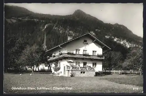 AK Schlitters i. Zillertal, Das Gasthaus Bliem