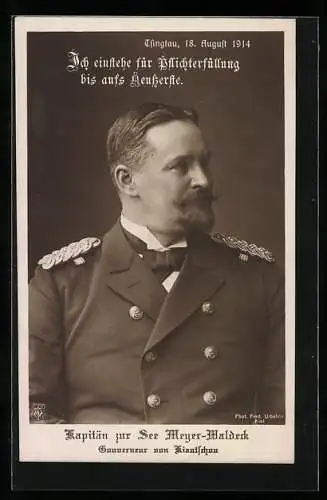 AK Kapitän Meyer-Waldeck, Gouverneur von Kiautschou
