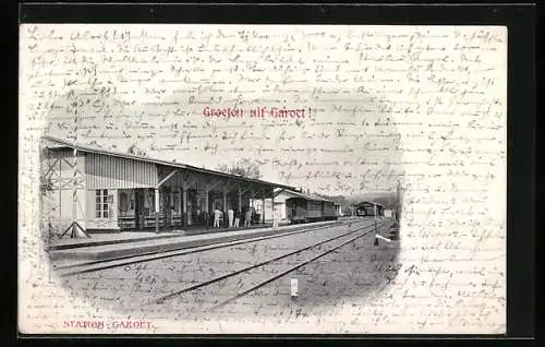 AK Garoet, Station, Bahnhof