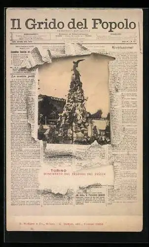 Zeitung-AK Torino, Monumento del Traforo del Freius, Il Grido del Popolo