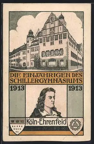AK Köln-Ehrenfeld, Absolvia, Die einjährigen des Schillergymnasiums 1913