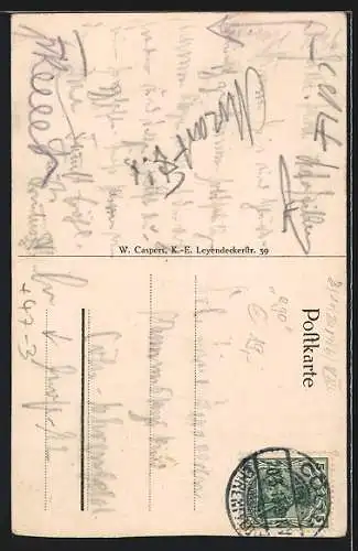 AK Köln-Ehrenfeld, Absolvia, Die einjährigen des Schillergymnasiums 1913